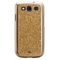 Coque série Glam Case Mate Paillettes Or pour Samsung Galaxy S3