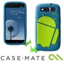 Coque protection Case Mate Samsung Galaxy S3 Droid Bleu/Vert