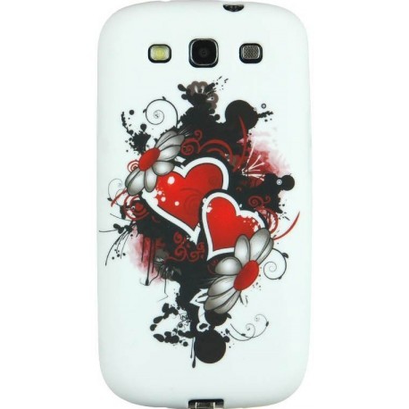 Coque motif coeur love pour le Samsung Galaxy S3