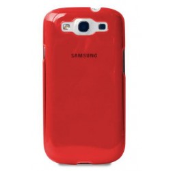 Coque rouge luxe marque Puro pour Samsung Galaxy S3