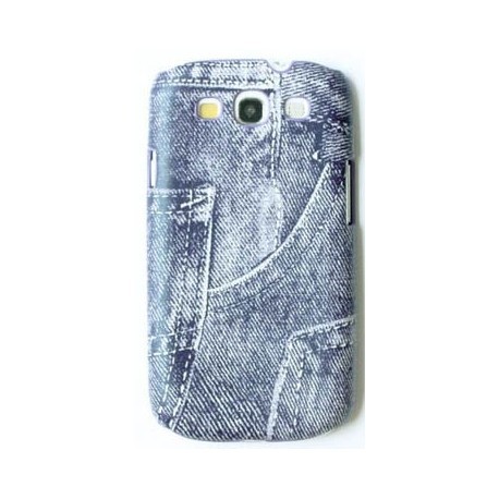 Coque motif JEAN'S pour Samsung Galaxy S3 (bleu ou noir)