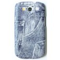 Coque motif JEAN'S pour Samsung Galaxy S3 (bleu ou noir)