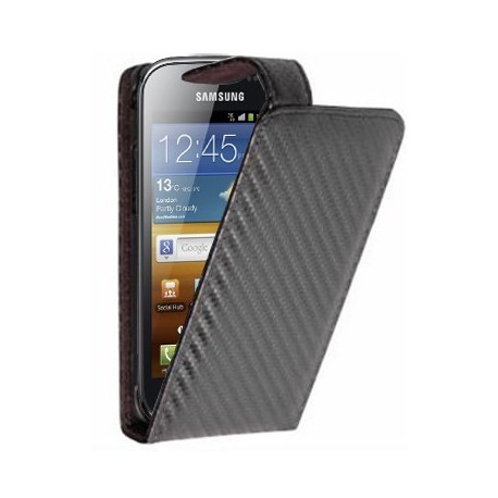 Etui style carbone Samsung Galaxy Ace 2