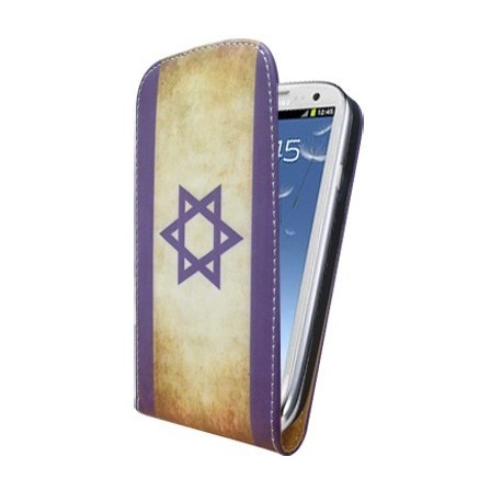 Housse drapeau Israel Vintage pour Samsung Galaxy S3