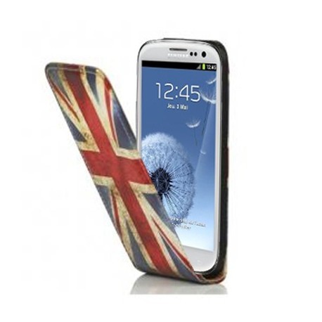 Etui vintage drapeau Royaume Uni Angleterre pour Samsung Galaxy S3