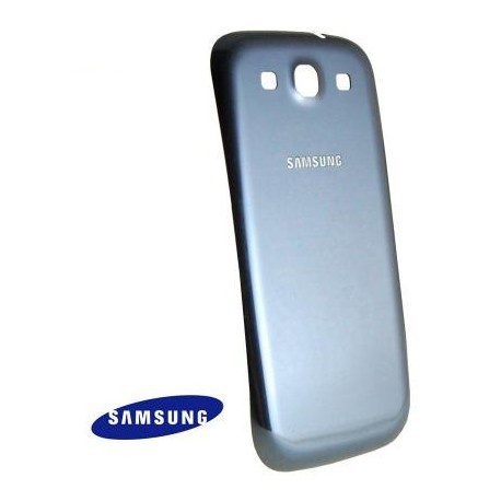 Cache arrière batterie origine Samsung Galaxy S3 couleur bleu