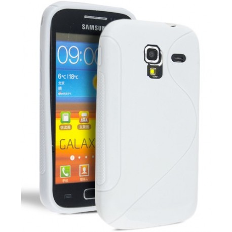 Coque silicone blanche Samsung Galaxy Ace 2 i8160