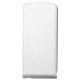 Etui blanc cuir pour iPhone 5