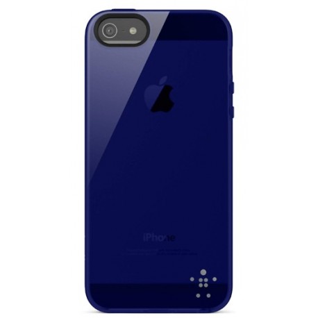 Coque protection iPhone 5 BELKIN bleu nuit indigo