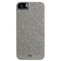 Coque Case mate paillette argent pour iPhone 5