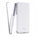 Housse luxe ultra-fine Puro cuir blanc pour iPhone 5