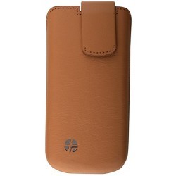 Housse camel cuir Trexta pour iPhone 5