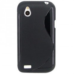 Coque silicone noire HTC Desire X