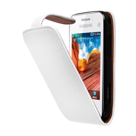 Etui/Housse blanc Samsung Star 3 S5220