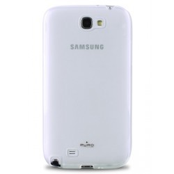 Coque PURO blanche transparente pour Samsung Galaxy Note 2