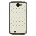 Coque strass blanche pour Samsung Galaxy Note 2