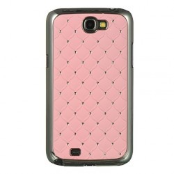 Coque strass couleur rose Samsung Galaxy Note 2