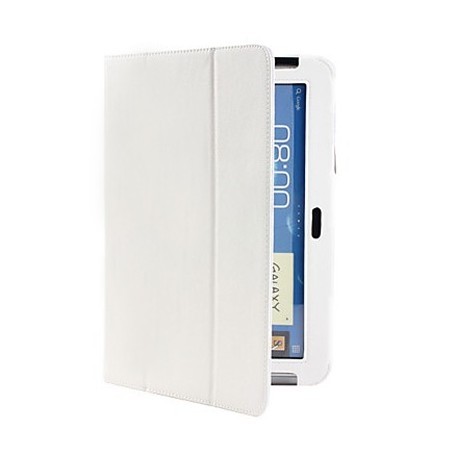 Etui Folio Support Samsung Note 10.1 Blanc