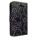 Etui noir strass diamants pour Samsung Galaxy Note 2