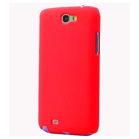 Coque STAX pour Samsung Galaxy Note 2 touché granulé Rose ou rouge