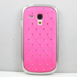 Coque strass rose pour Samsung Galaxy S3 mini