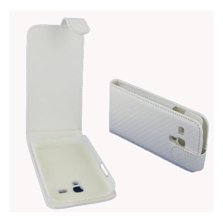 Housse banche style carbone pour Samsung Galaxy S3 mini