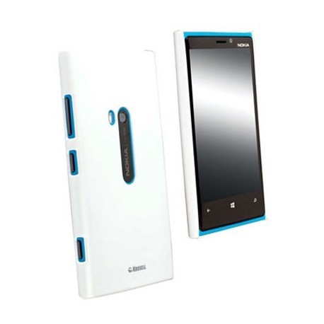 Coque luxe Krusell blanche pour Nokia Lumia 920
