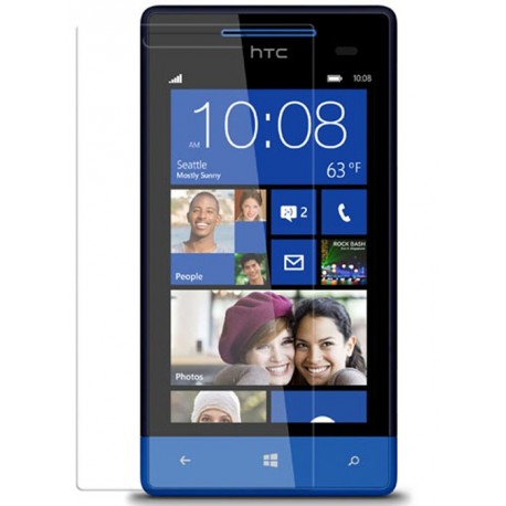 Film protecteur avec chiffon de nettoyage pour HTC 8S