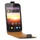 Etui cuir noir pour Wiko Cink King