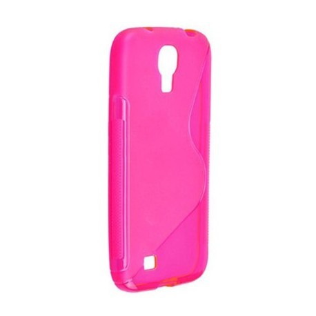 Coque silicone rose de protection Samsung Galaxy S4