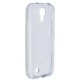 Coque blanche transprente silicone pour Samsung Galaxy S4