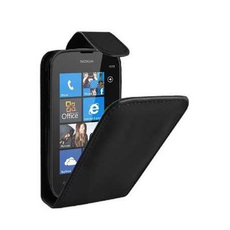 Etui noir à rabat pour le Nokia Lumia 510