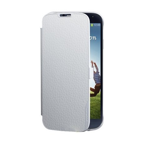 Etui latéral origine portefeuille blanc pour Samsung Galaxy S4