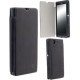 Etui portefeuille ultra fin cuir noir Krusell pour Sony Xperia Z