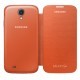 Etui Flip Cover orange d'origine Samsung Galaxy S4