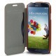 Housse portefeuille Moxie Tuxedo Marron avec porte cartes pour Samsung Galaxy S4