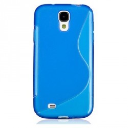 Coque silicone TPU bleue pour Samsung Galaxy S4