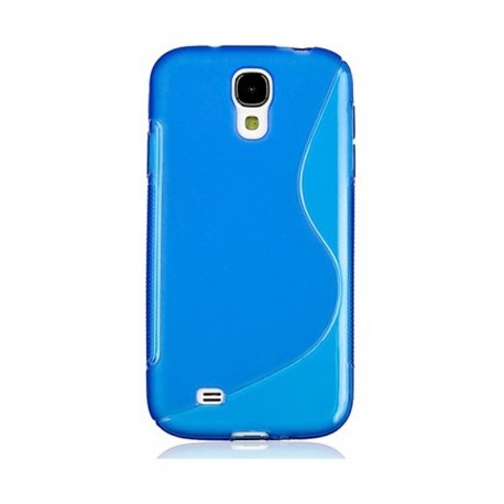Coque silicone TPU bleue pour Samsung Galaxy S4