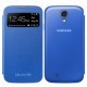 Etui Folio Bleu Origine S-View Cover pour Samsung Galaxy S4