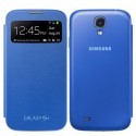 Etui Folio Bleu Origine S-View Cover pour Samsung Galaxy S4