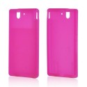 Coque rose silicone pour Sony Xperia Z