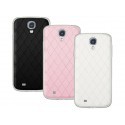 Coque Arrière Surpiqures Krussell pour Samsung Galaxy S4 : rose, blanc ou noir.