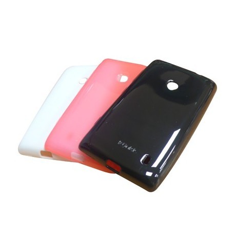 Assortiment de 3 coques KONKIS Nokia Lumia 520 : Noire, Blanche et Rose