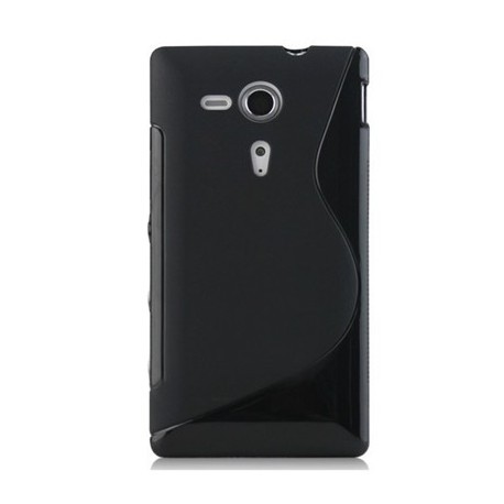 Coque noire silicone pour Sony Xperia SP