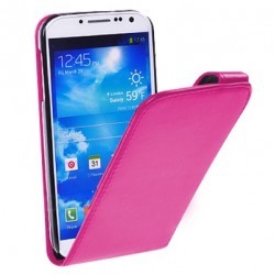 Housse à rabat rose pour Samsung Galaxy S4