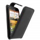 Housse noire simili cuir HTC One SV