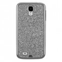 Coque case mate paillettes argent pour Samsung Galaxy S4