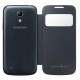 Etui S-View Cover noir d'origine Samsung Galaxy S4 Mini