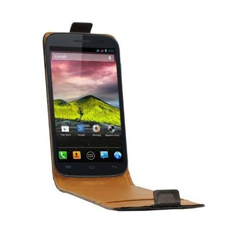 Etui à rabat en cuir pour le Wiko Cink Five