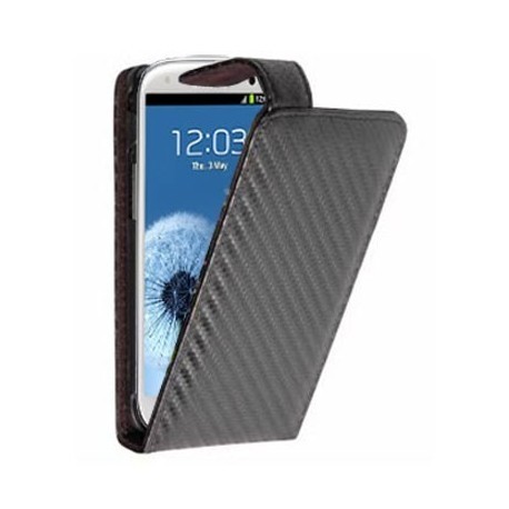 Housse carbone noire pour Samsung Galaxy Grand